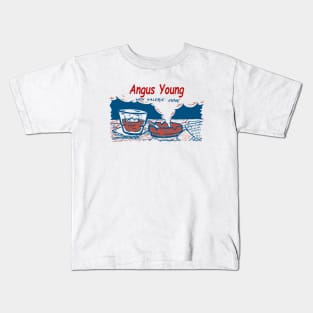 Angus Young Vintage Kids T-Shirt